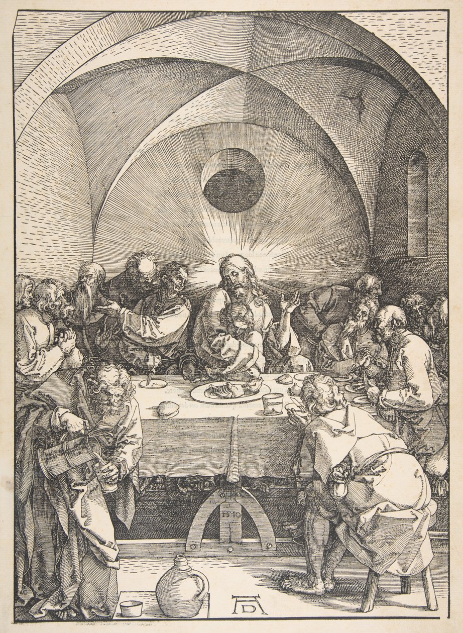 Nattvarden, från "Den stora passionen" av Albrecht Dürer
