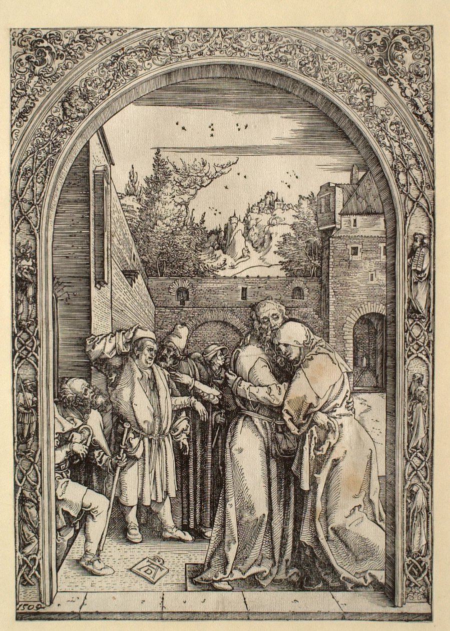 Jungfru Marias liv: Joakim och Anna vid Gyllene porten av Albrecht Dürer