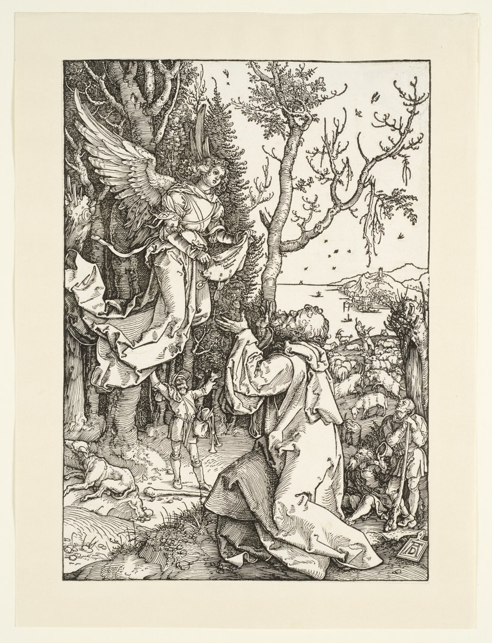 Jungfru Marias liv: Joakim och ängeln av Albrecht Dürer