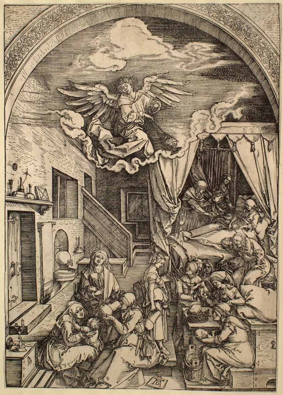 Jungfru Marias liv: Jungfru Marias födelse av Albrecht Dürer