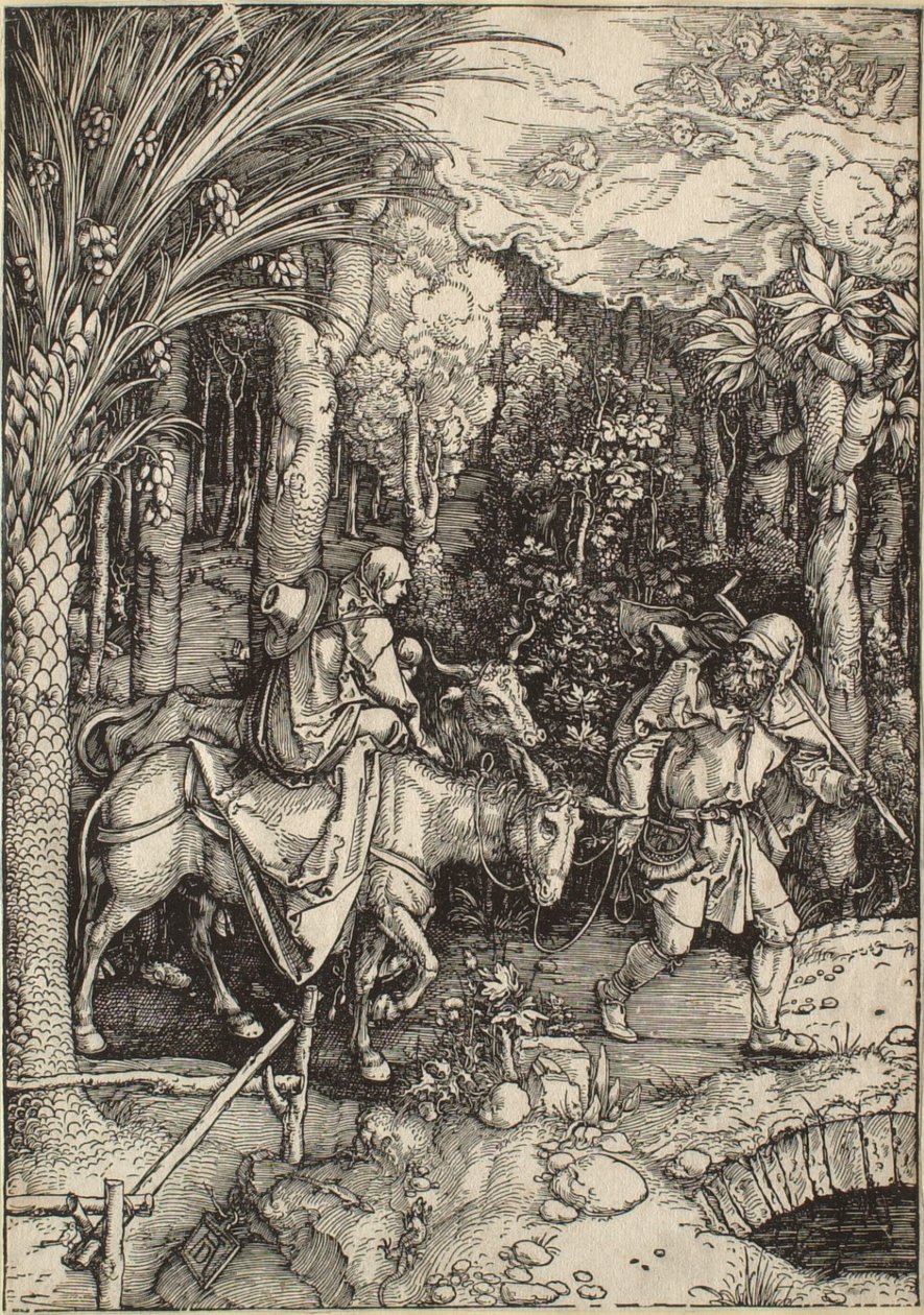 Jungfru Marias liv: Flykten till Egypten av Albrecht Dürer