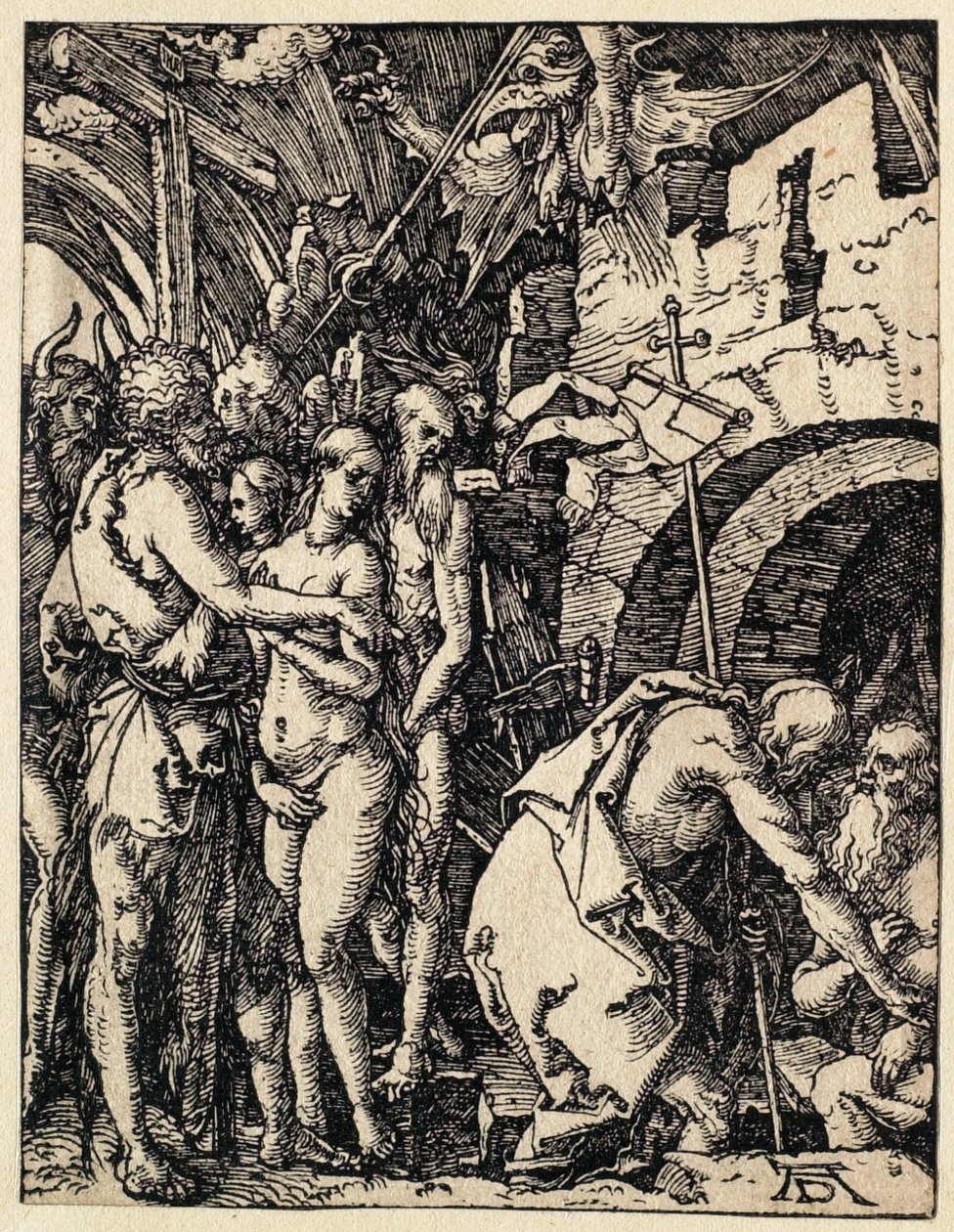 Den lilla passionshistorien: Kristus i limbo av Albrecht Dürer