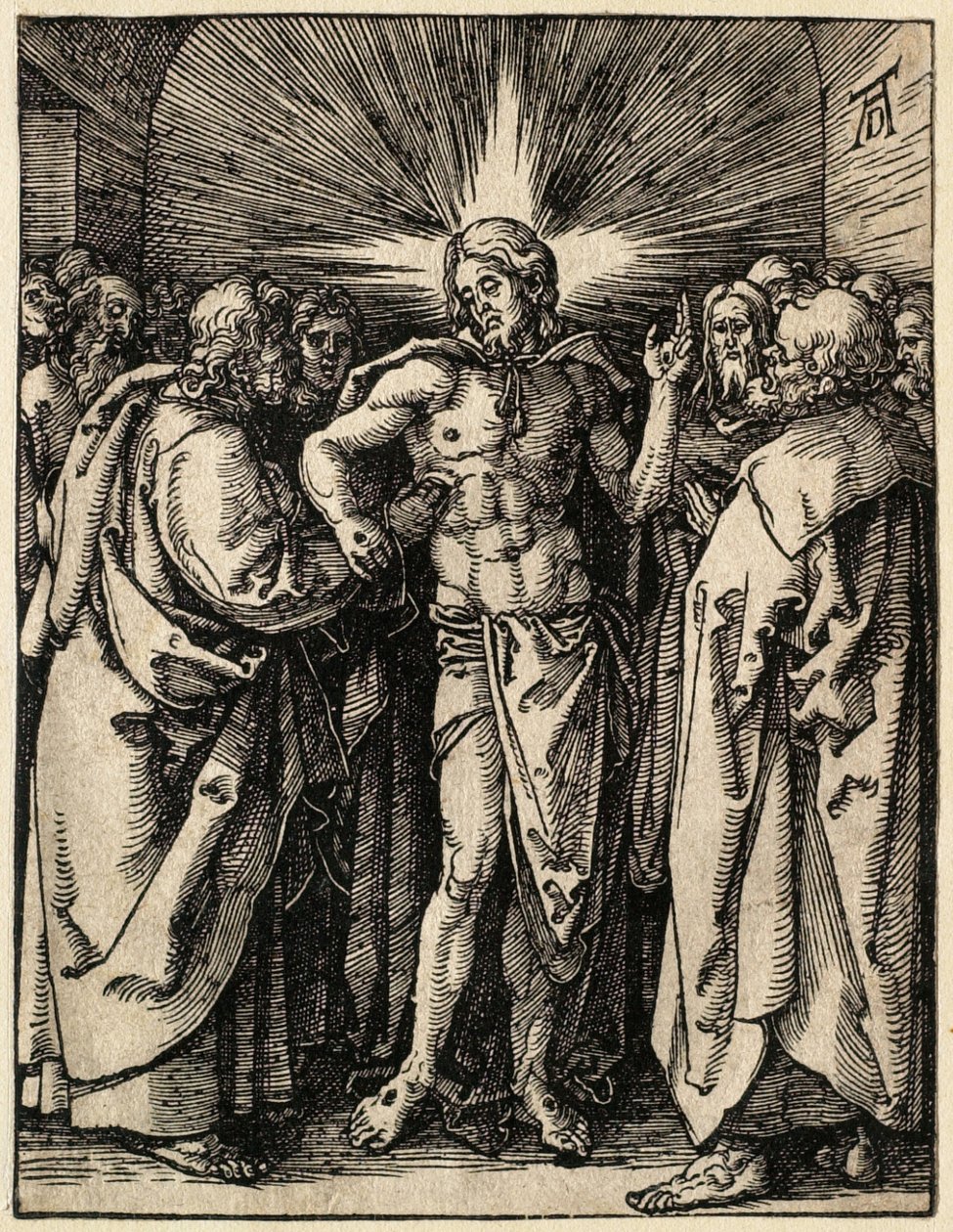 Lilla passionen: Den tvivlande Tomas av Albrecht Dürer
