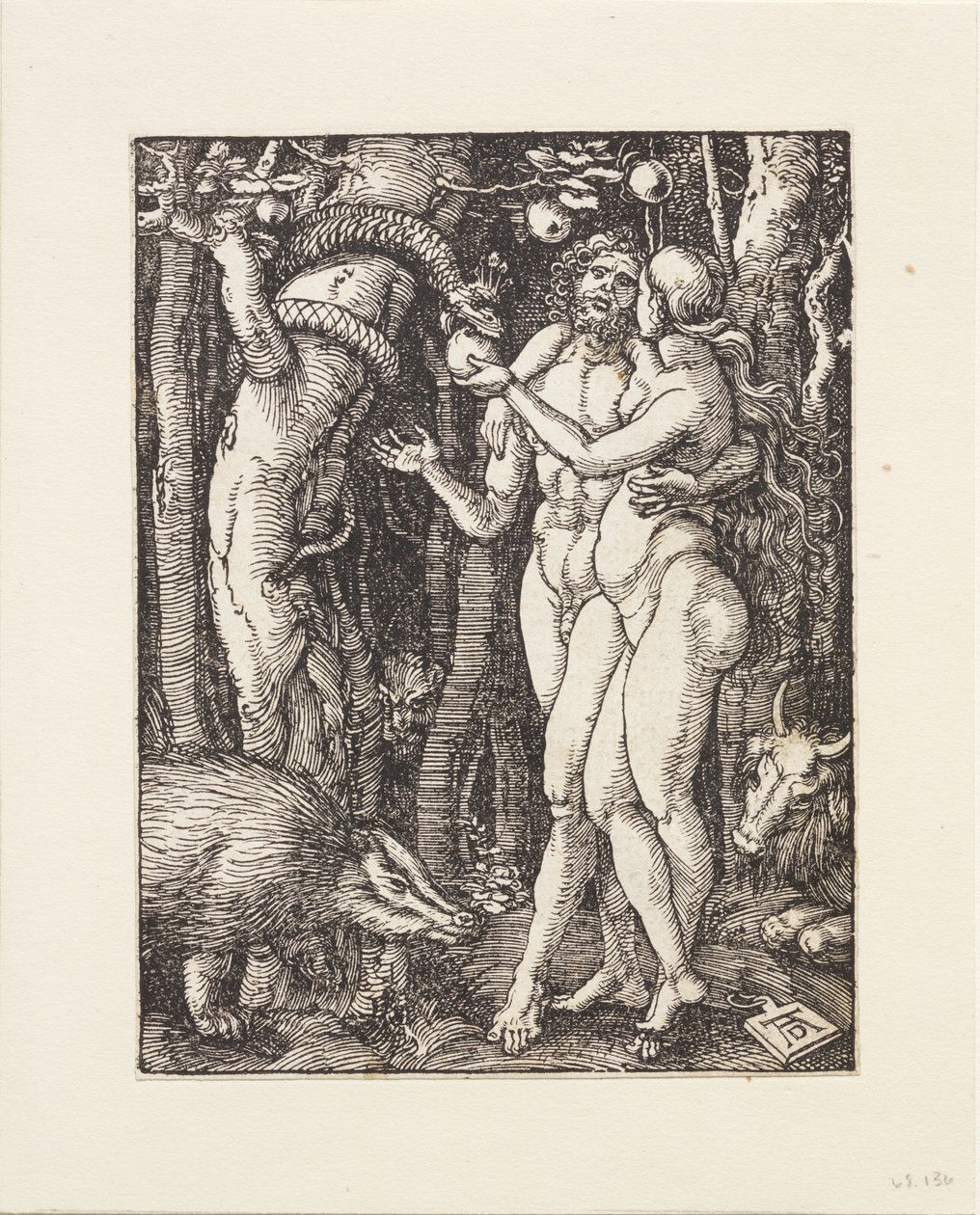 Den lilla passionen: Människans fall av Albrecht Dürer