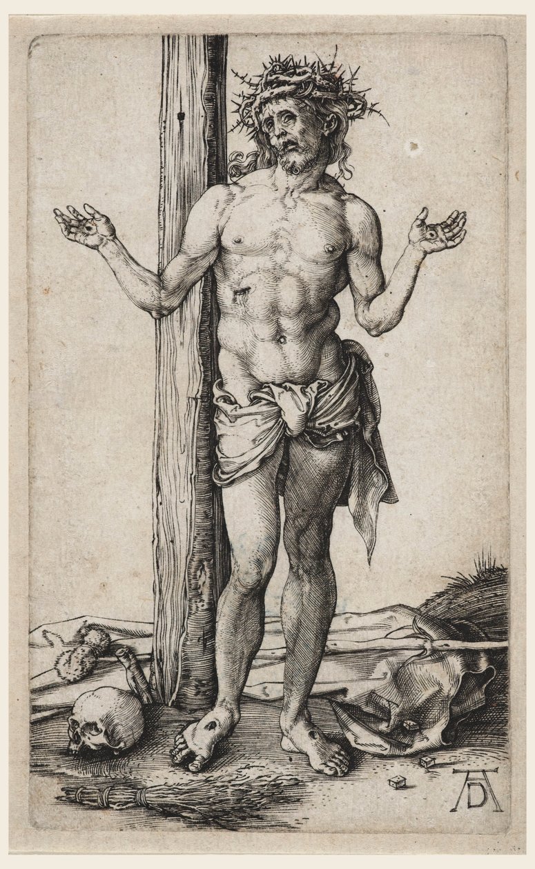Sorgernas man (med upphöjda händer) av Albrecht Dürer