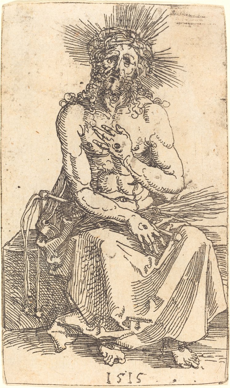 Sorgernas man sitter av Albrecht Dürer