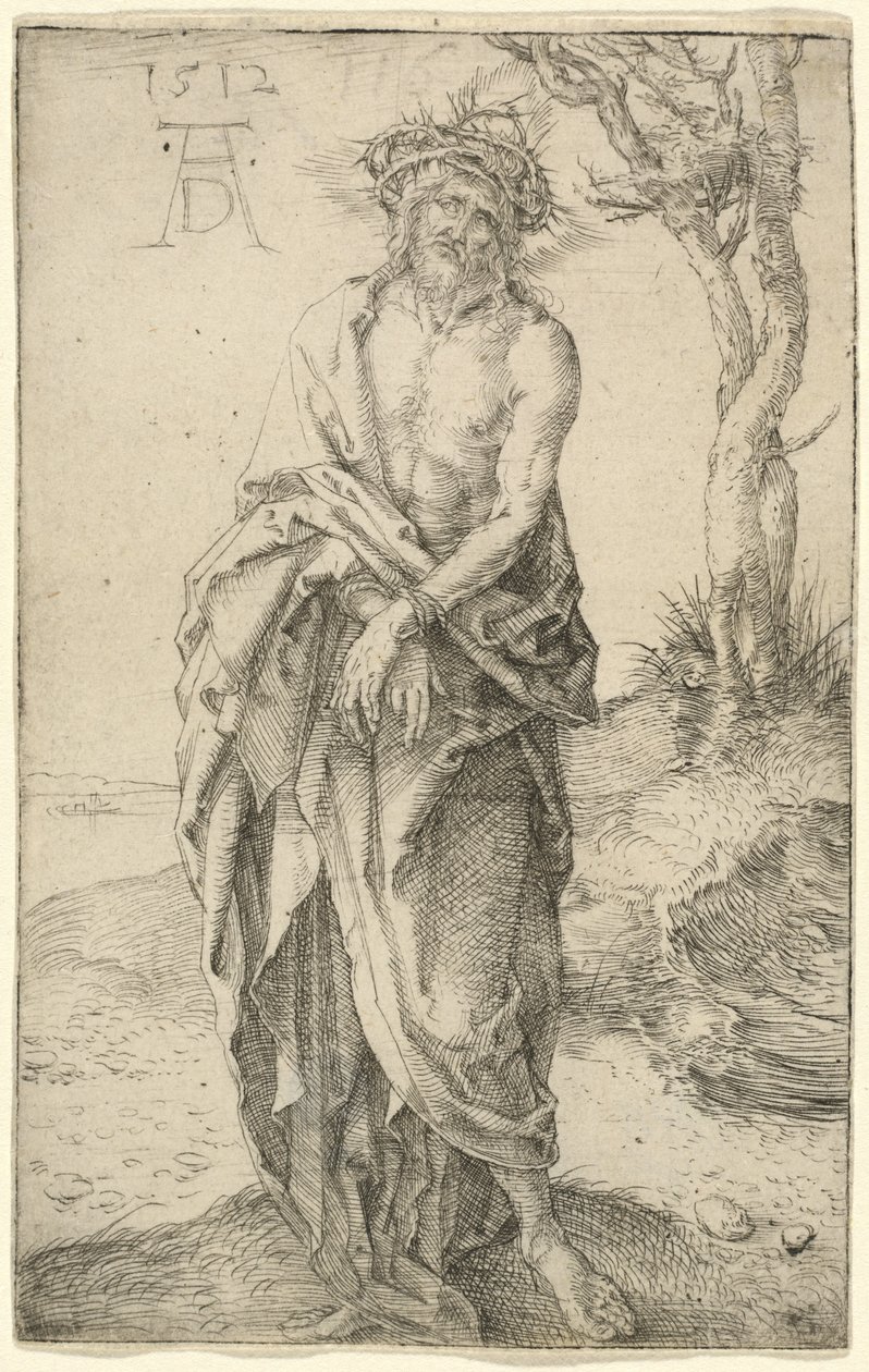 Sorgernas man med bundna händer av Albrecht Dürer