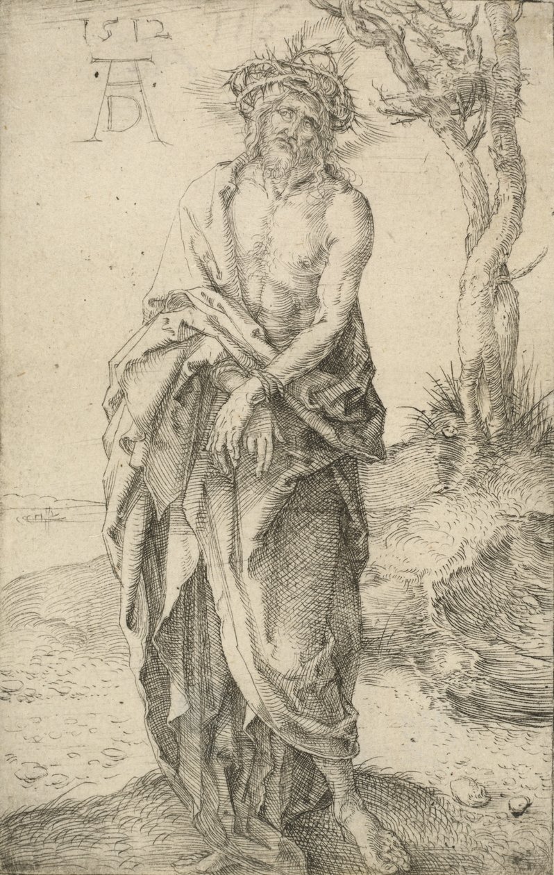 Sorgernas man med bundna händer, 1512. av Albrecht Dürer