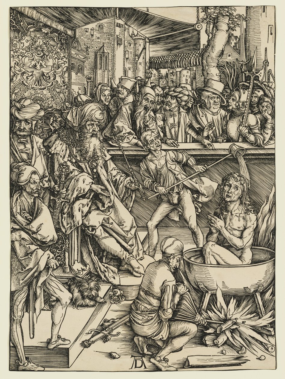 Den helige Johannes martyrium av Albrecht Dürer