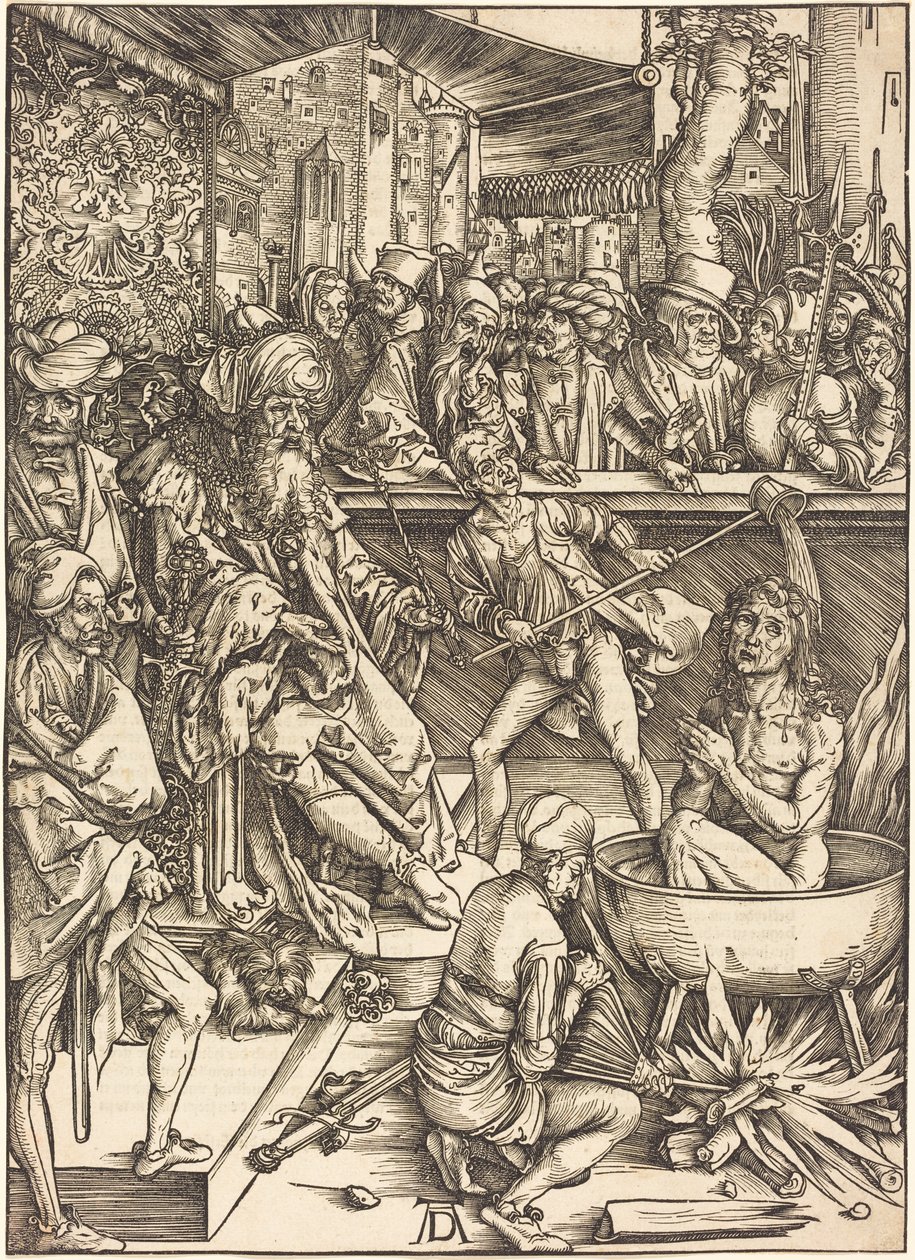 Den helige Johannes martyrium av Albrecht Dürer