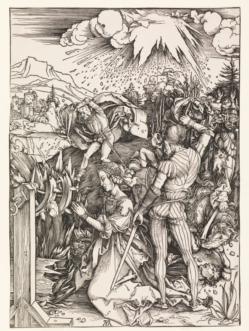 Den heliga Katarinas martyrskap av Albrecht Dürer