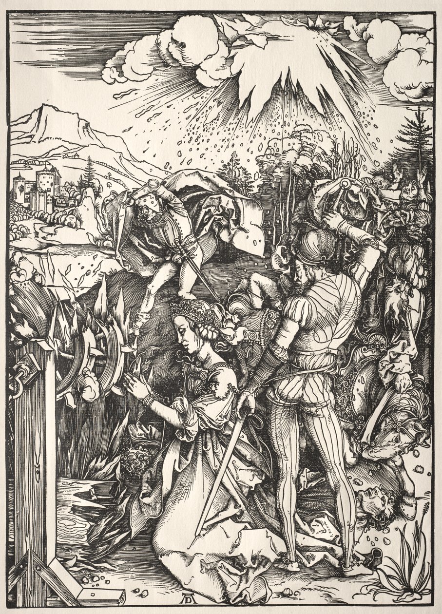 Den heliga Katarinas martyrskap av Albrecht Dürer