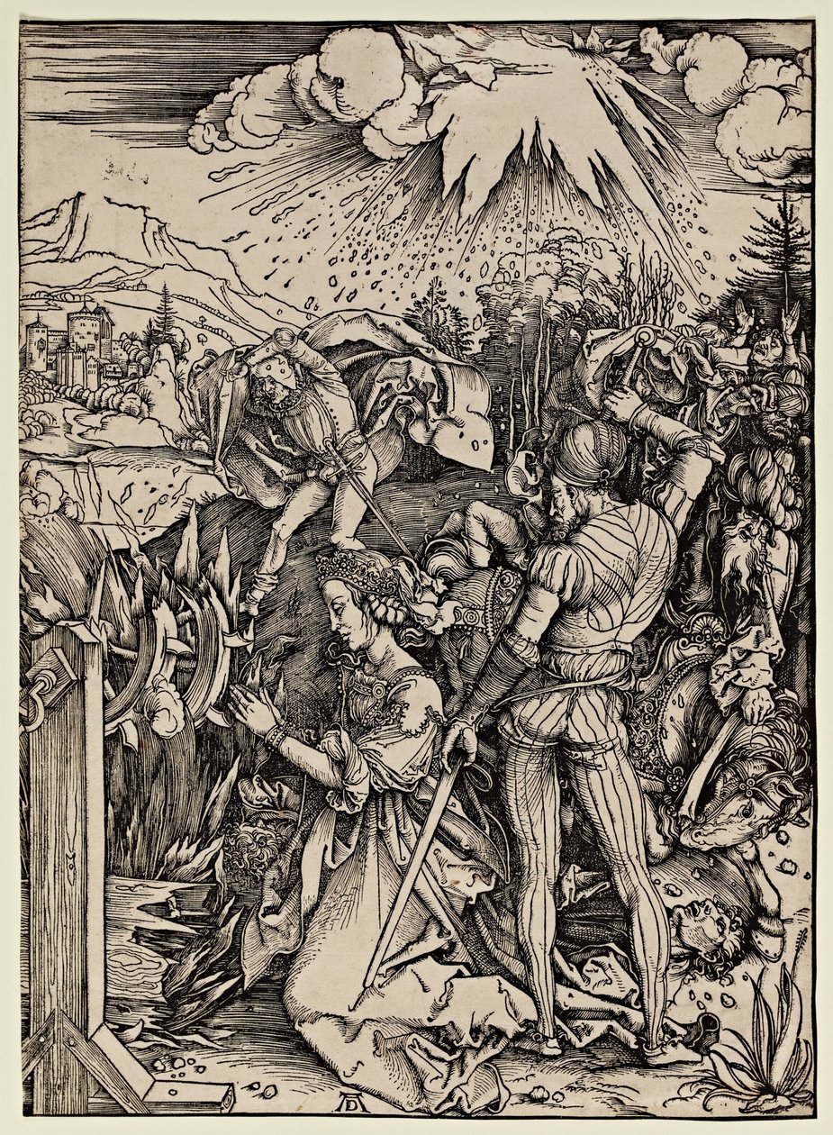 Den heliga Katarina av Alexandrias martyrskap av Albrecht Dürer