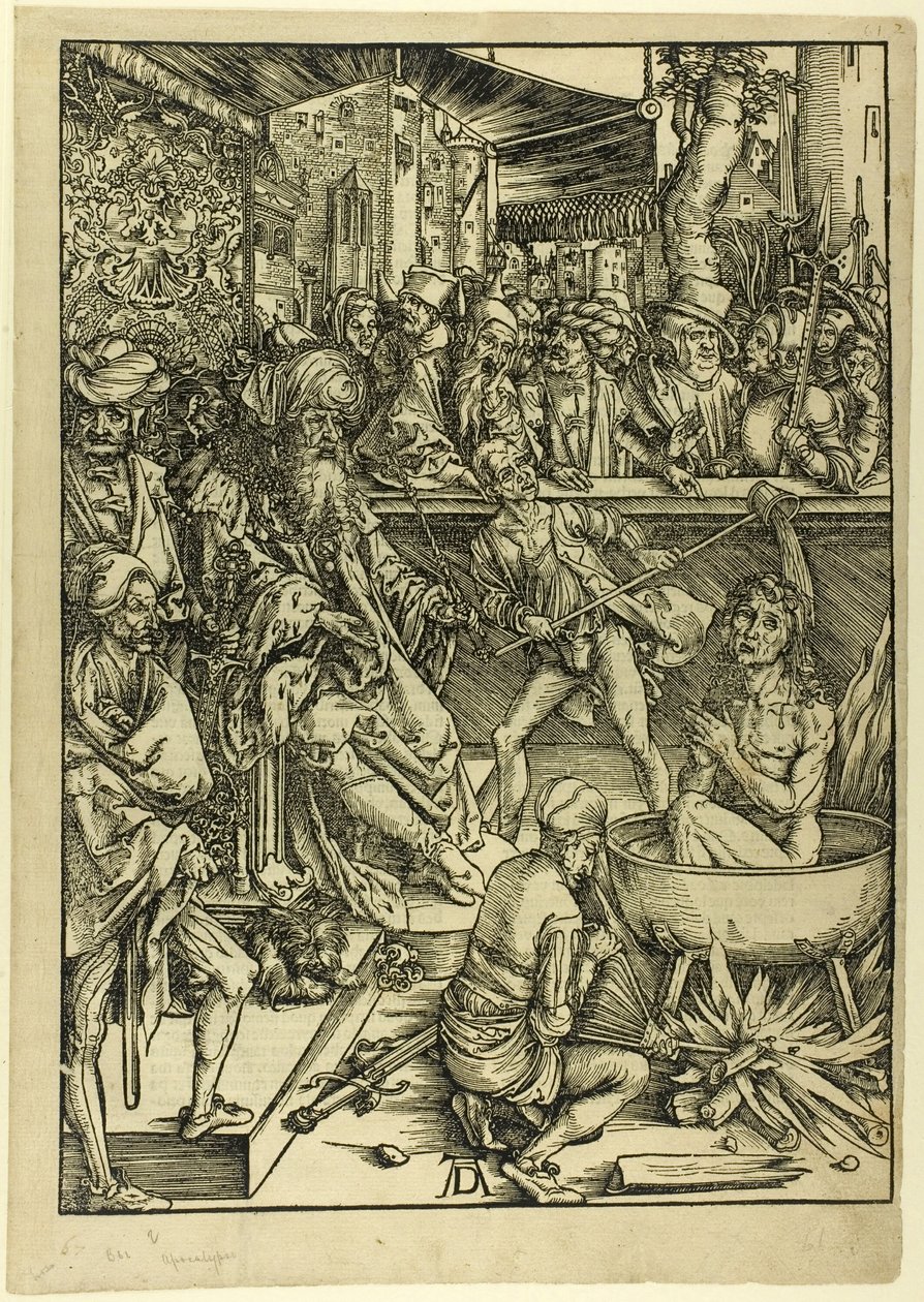 The Martyrdom of St. John, från The Apocalypse av Albrecht Dürer