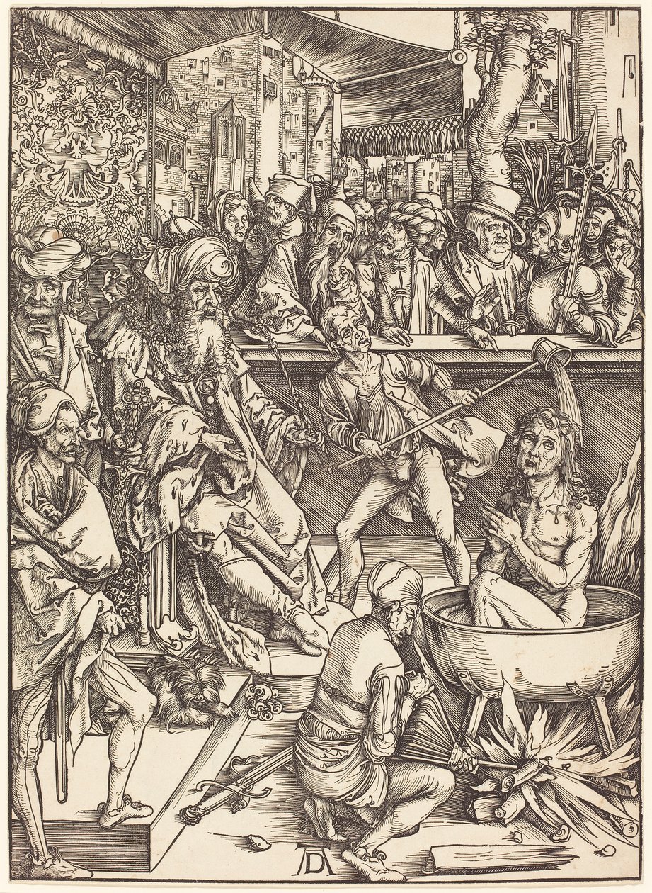 Johannes evangelistens martyrskap av Albrecht Dürer