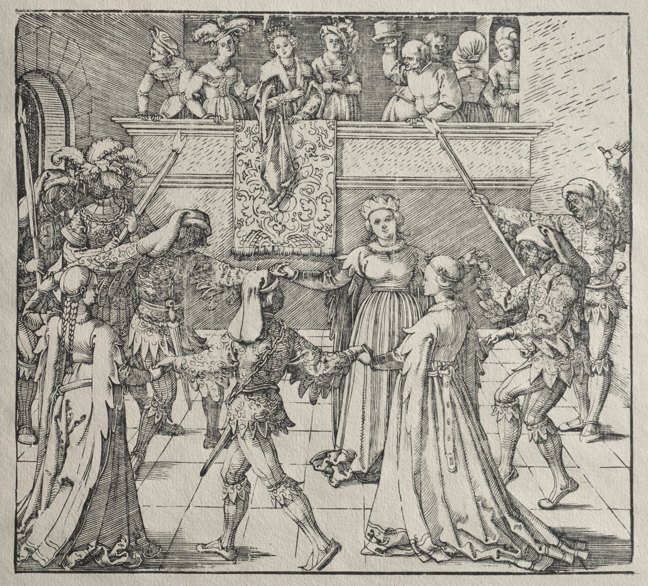 Maskeraden. av Albrecht Dürer