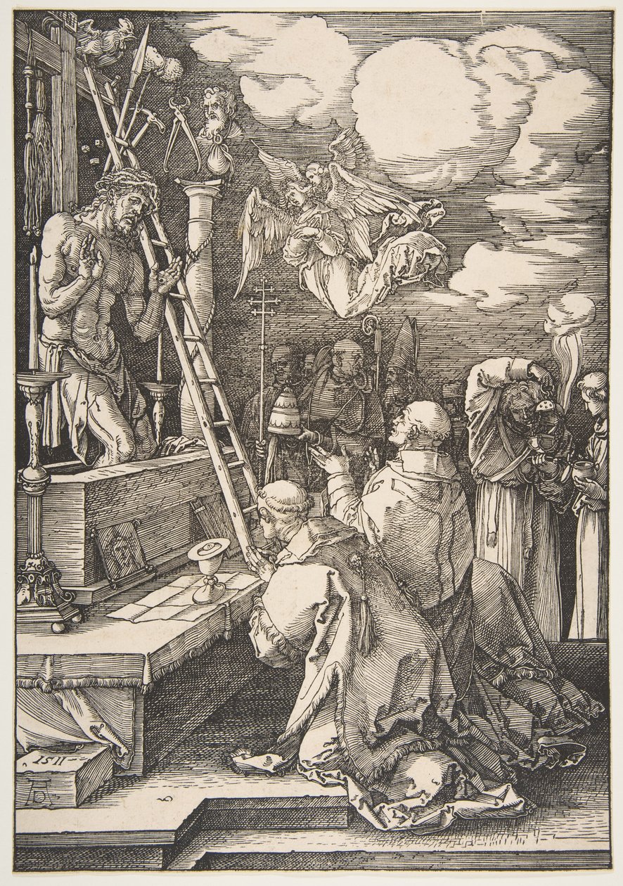 Sankt Gregorius-mässan av Albrecht Dürer