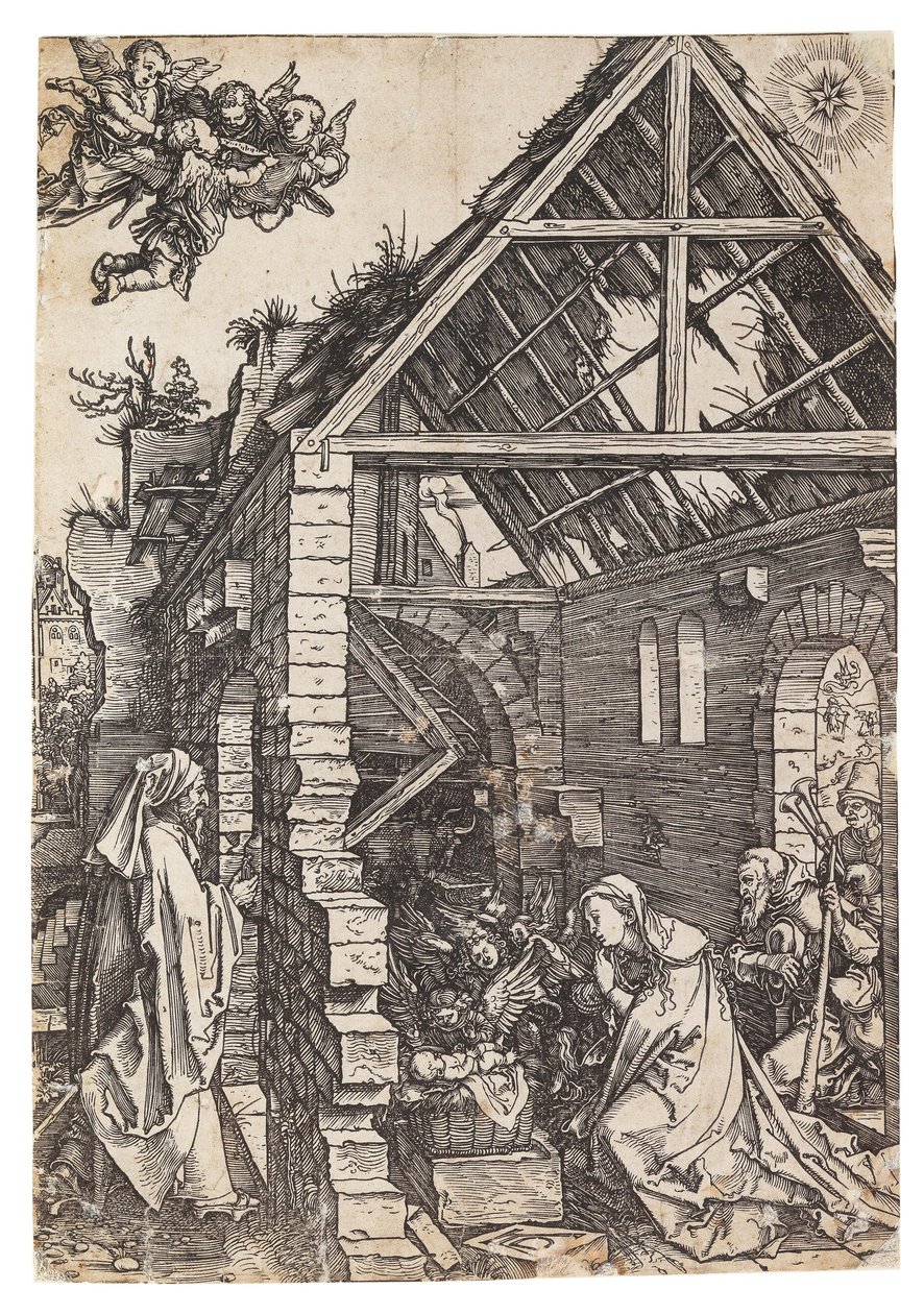 The Nativity of Christ, från serien The Life of the Virgin, ca 1503. av Albrecht Dürer