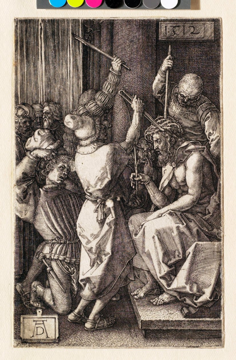 Passionen: Kristus krönt med törnen av Albrecht Dürer