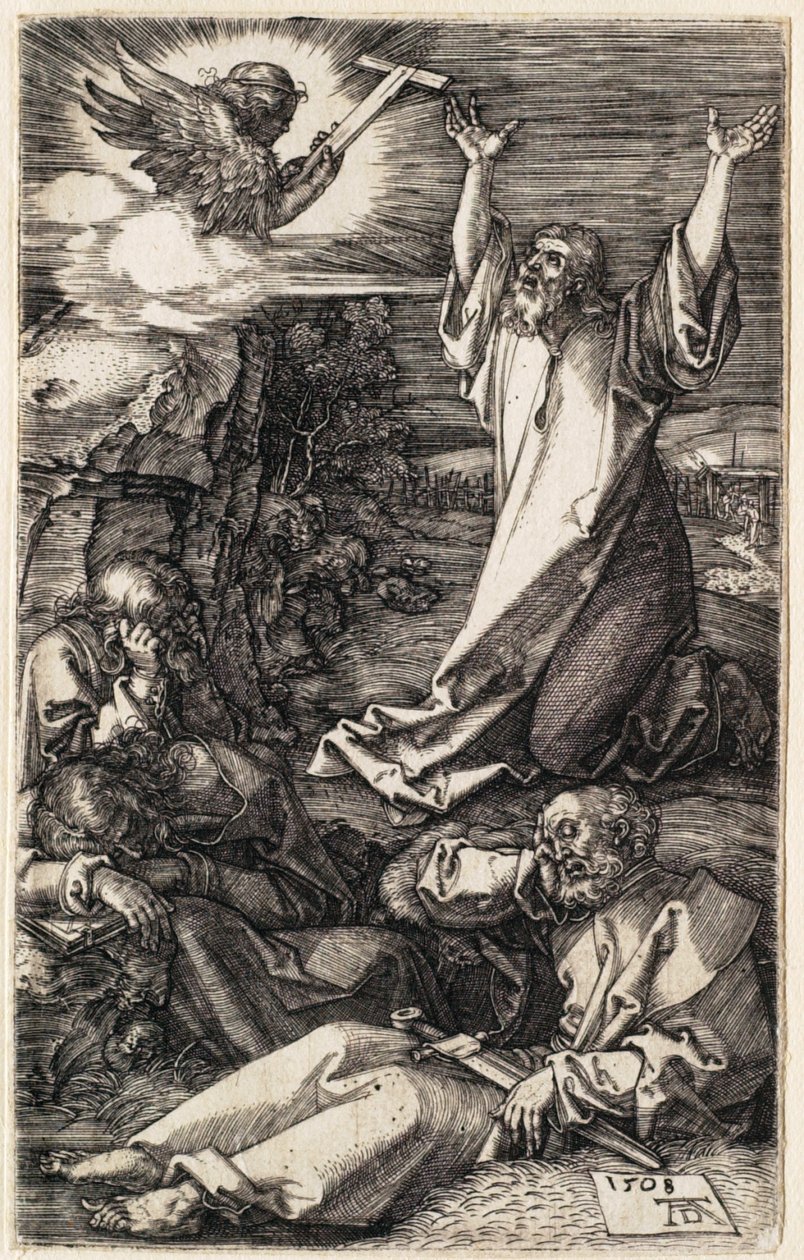 Passionen: Kristus på Olivberget av Albrecht Dürer