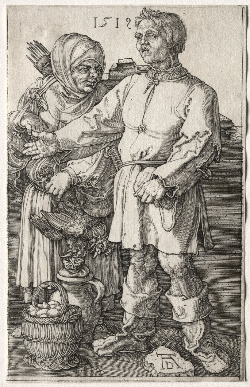 Bönderna på marknaden av Albrecht Dürer
