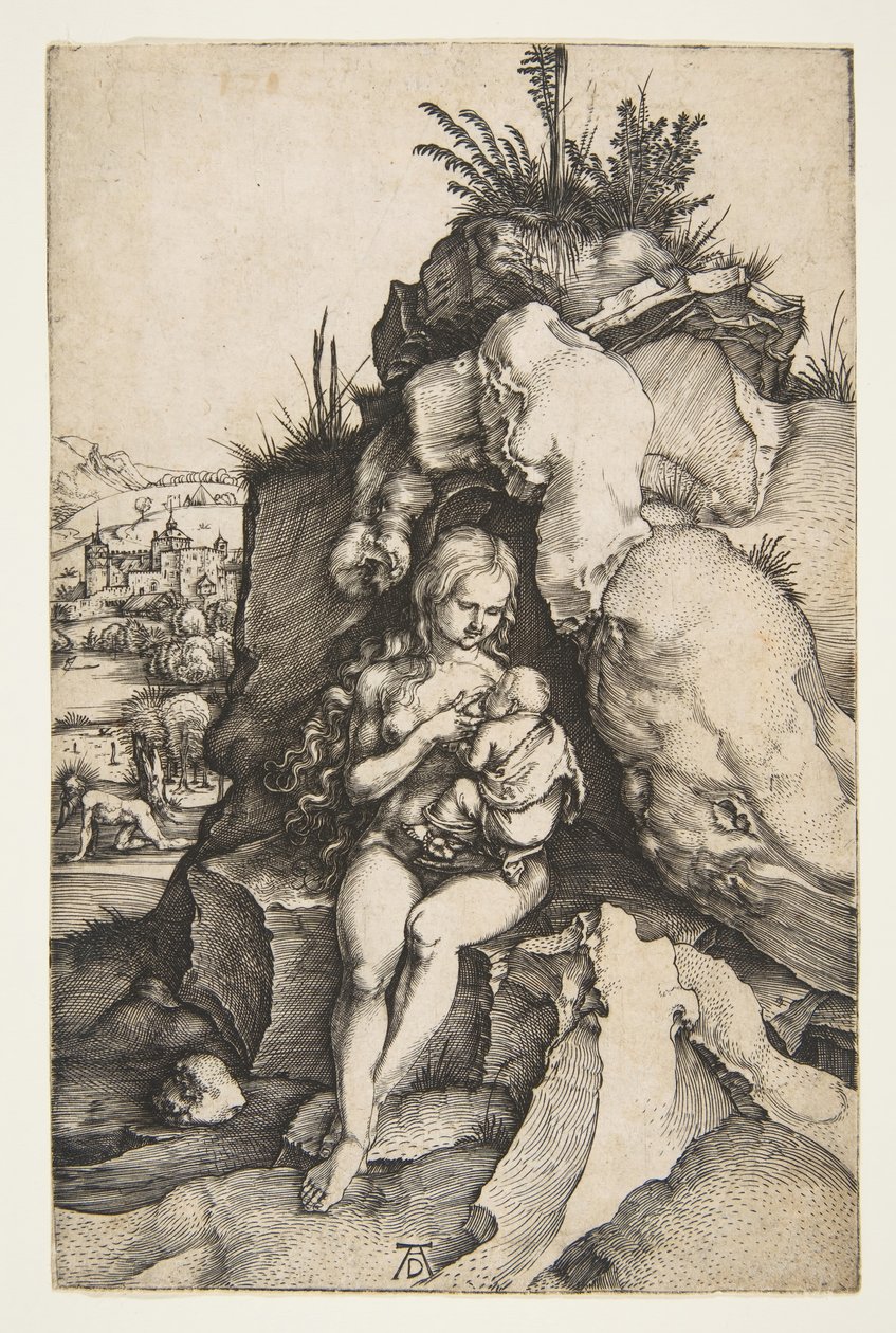 Sankt Johannes Chrysostomos botgöring, ca. 1496. av Albrecht Dürer
