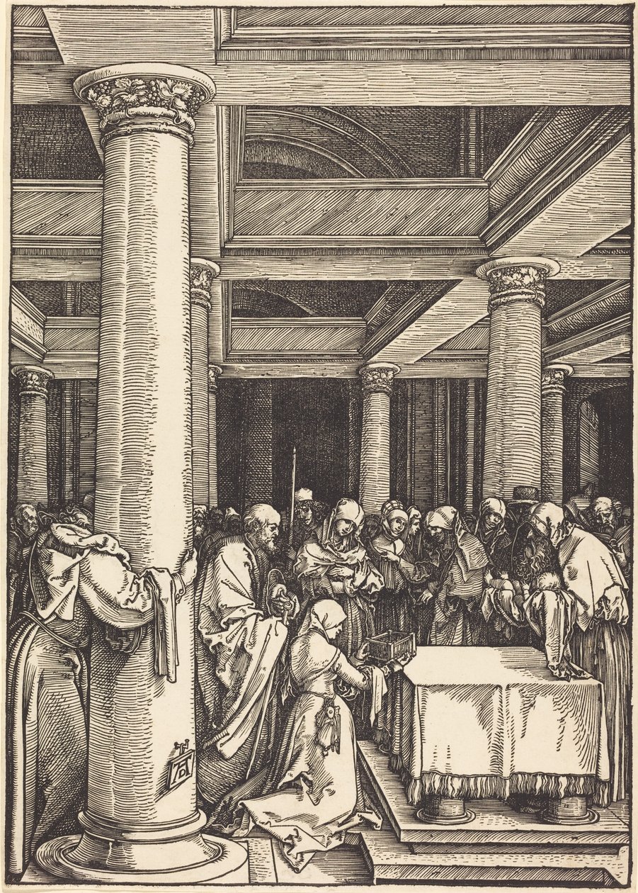 Kristi frambärande i templet av Albrecht Dürer