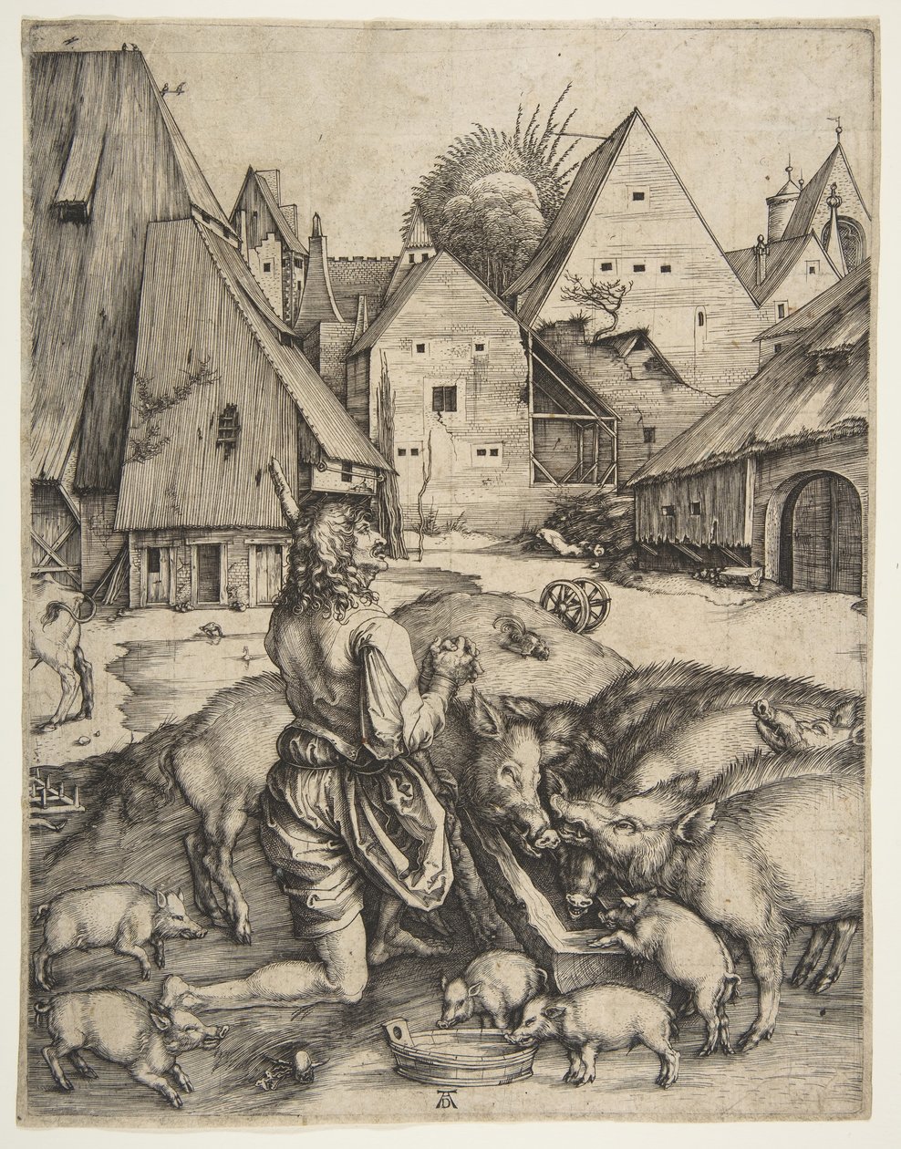 Den förlorade sonen, ca. 1496. av Albrecht Dürer