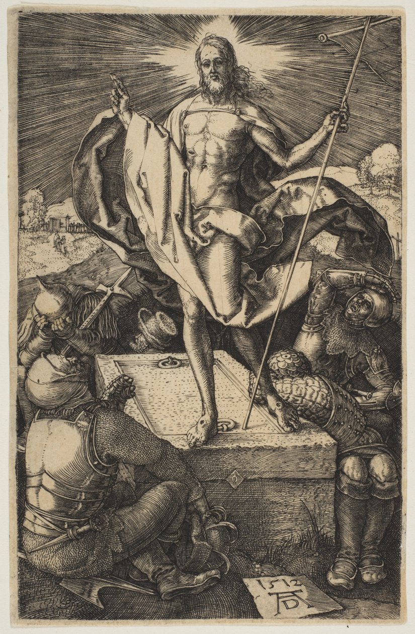 Uppståndelsen, ur "Passionen" av Albrecht Dürer