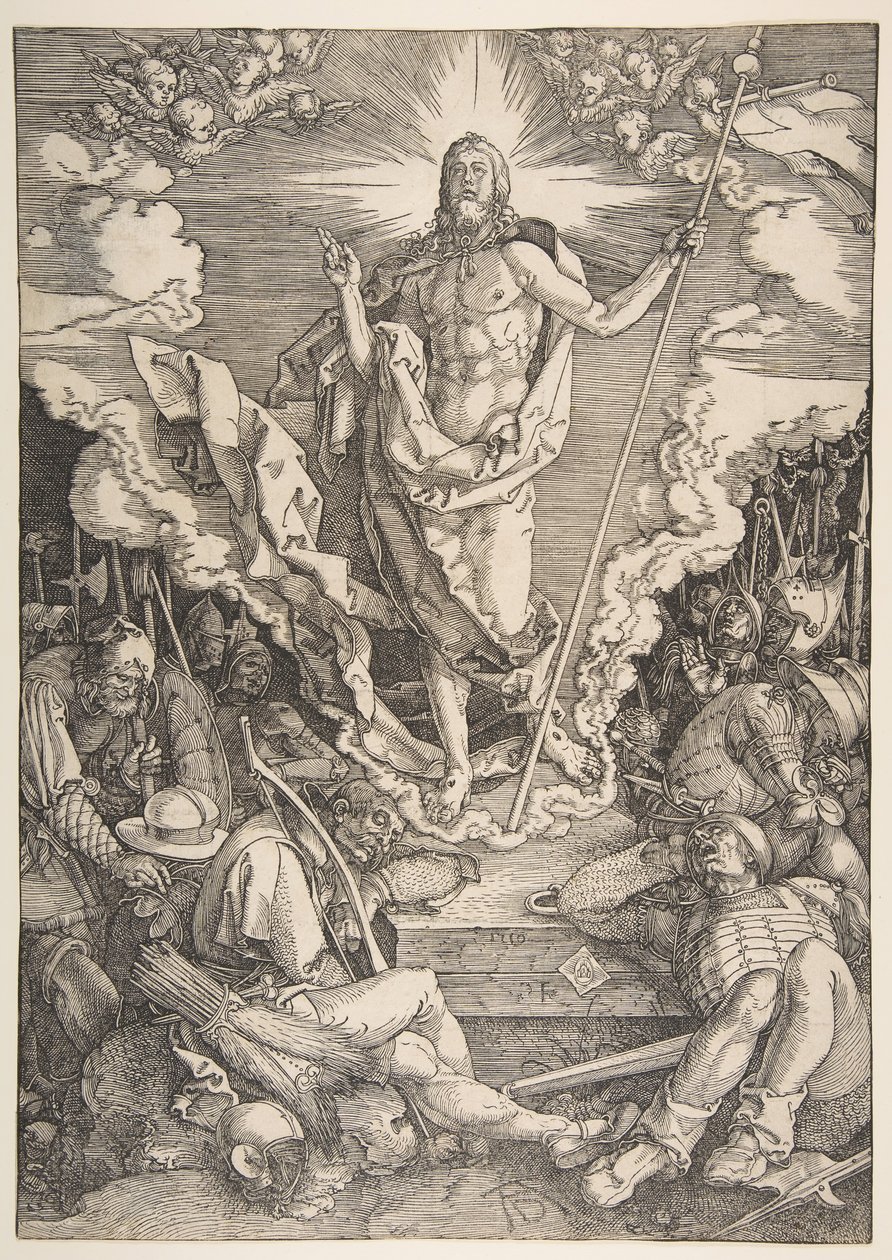 Uppståndelsen.n.d. av Albrecht Dürer