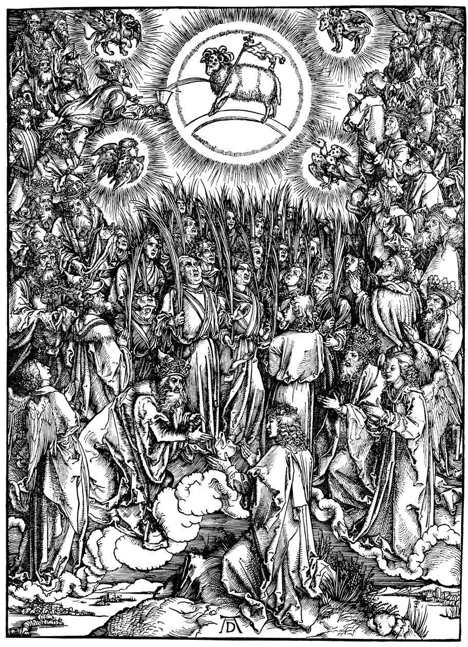 Uppenbarelsen av St John Apocalypse, c1498 av Albrecht Dürer