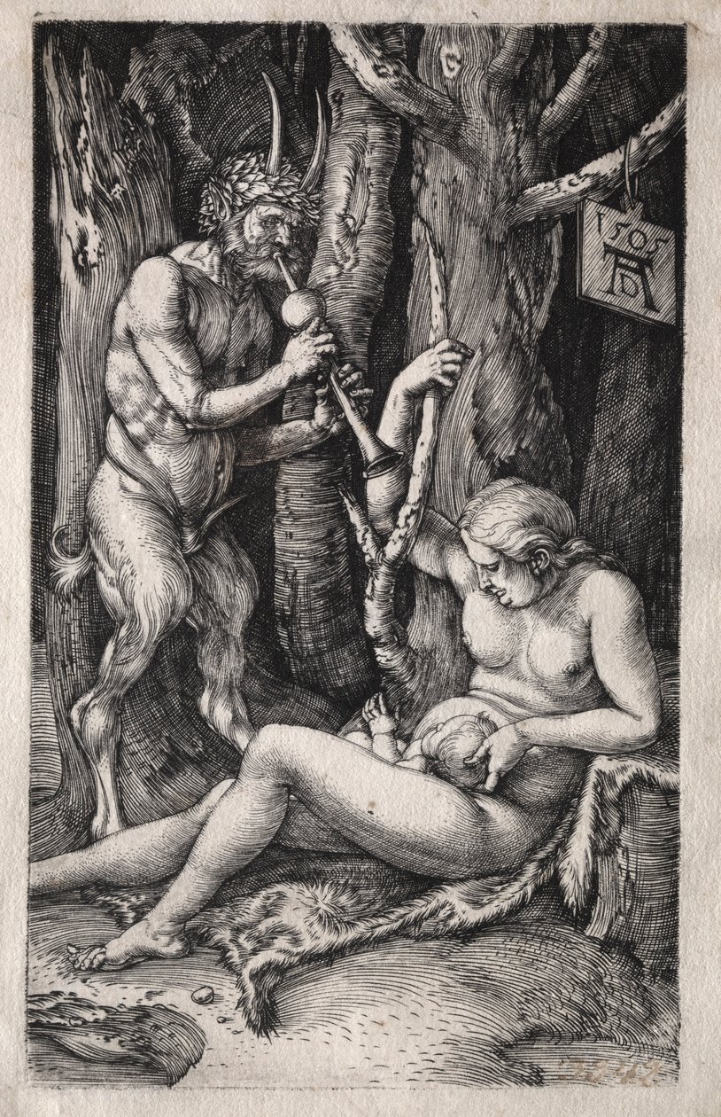 Familjen Satyr, 1505. av Albrecht Dürer