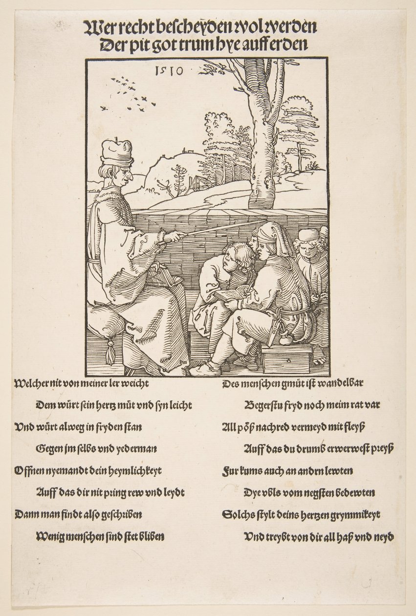 Skolmästaren.n.d. av Albrecht Dürer