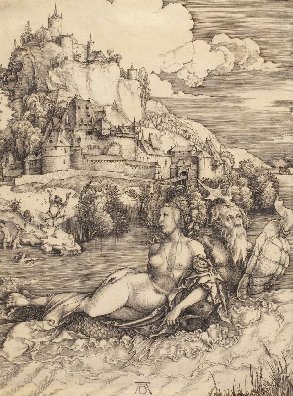 The Sea Monster (Havsmonster) av Albrecht Dürer