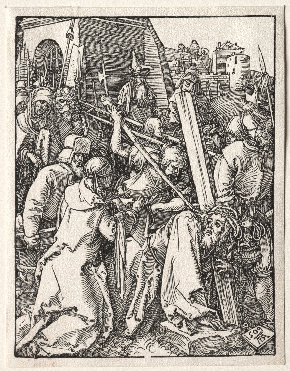 Den lilla passionen: Kristus som bär korset, 1509. av Albrecht Dürer