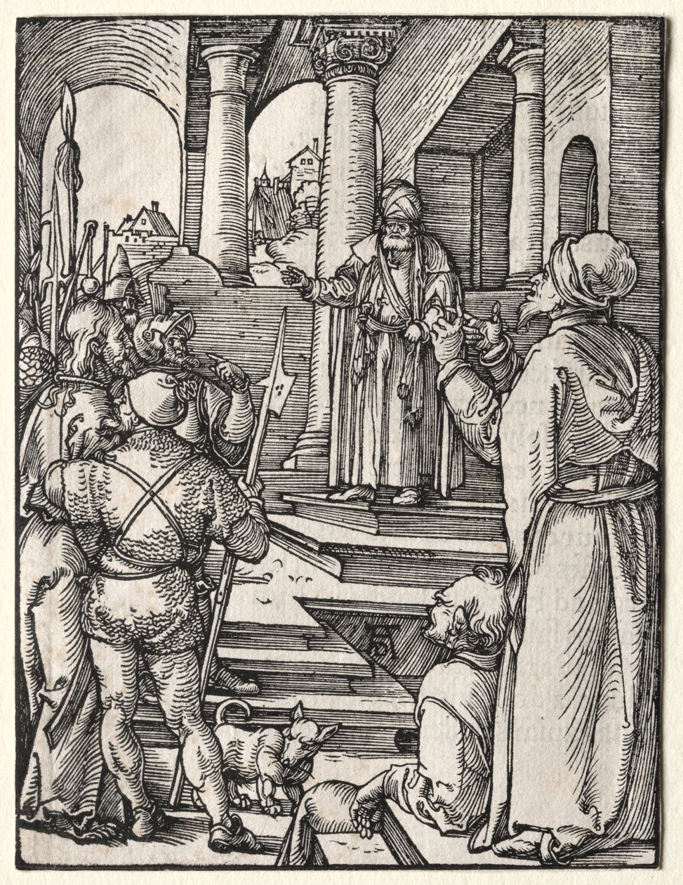 Den lilla passionen: Kristus före Pilatus, ca. 1509-1511. av Albrecht Dürer