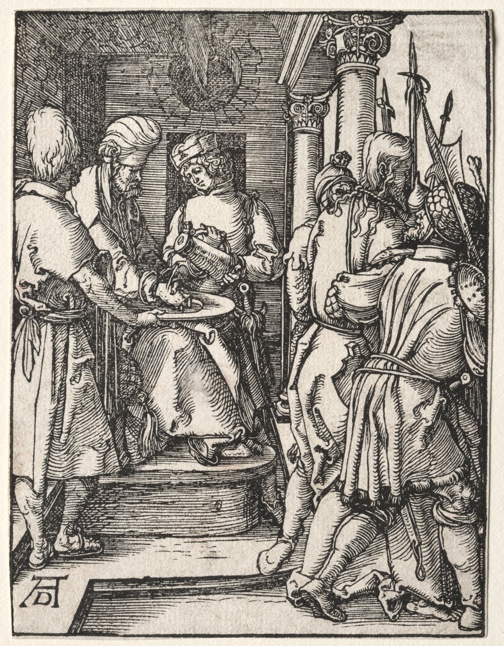 Den lilla passionen: Pilatus tvättar sina händer av Albrecht Dürer