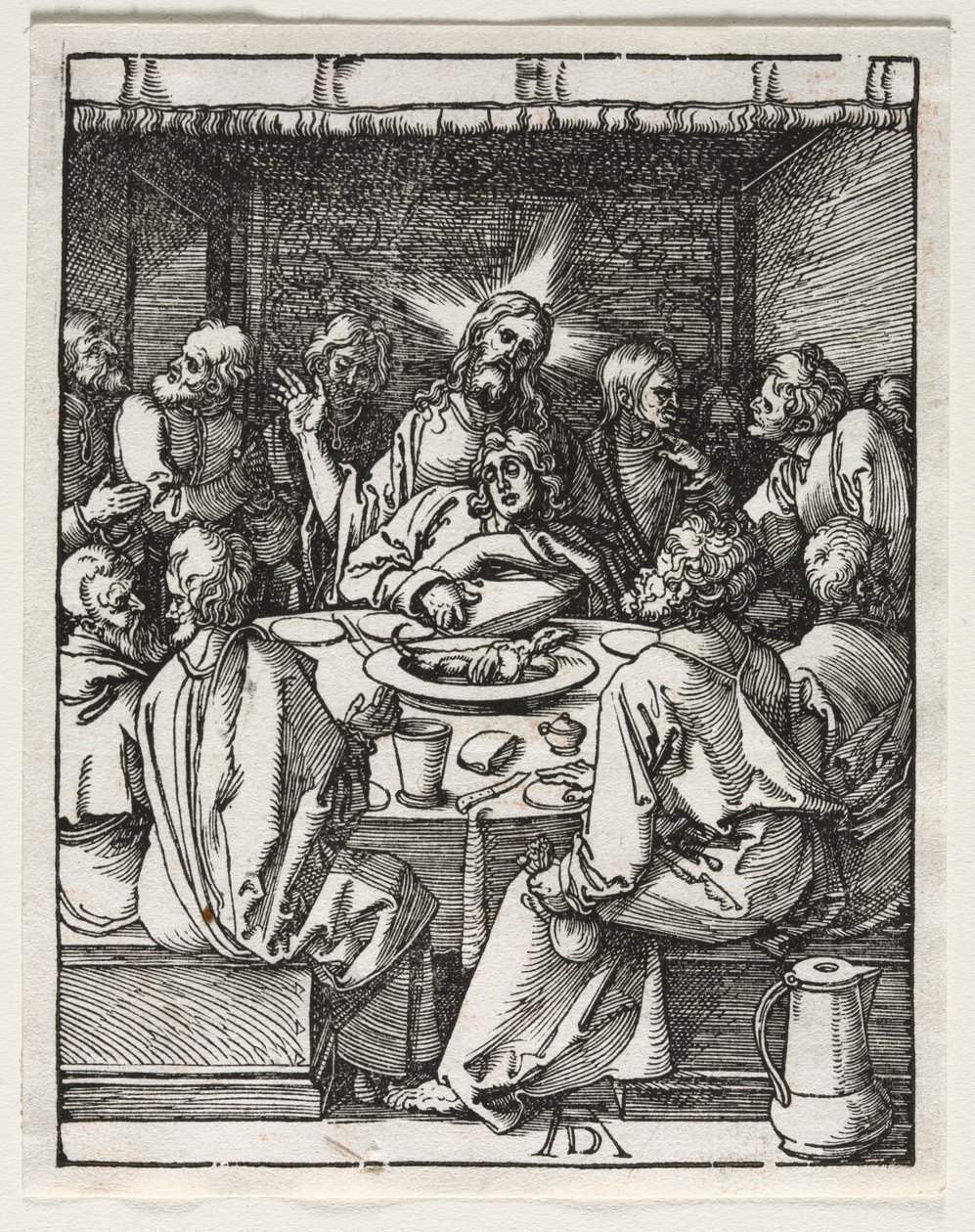 Den lilla passionen: Nattvarden av Albrecht Dürer
