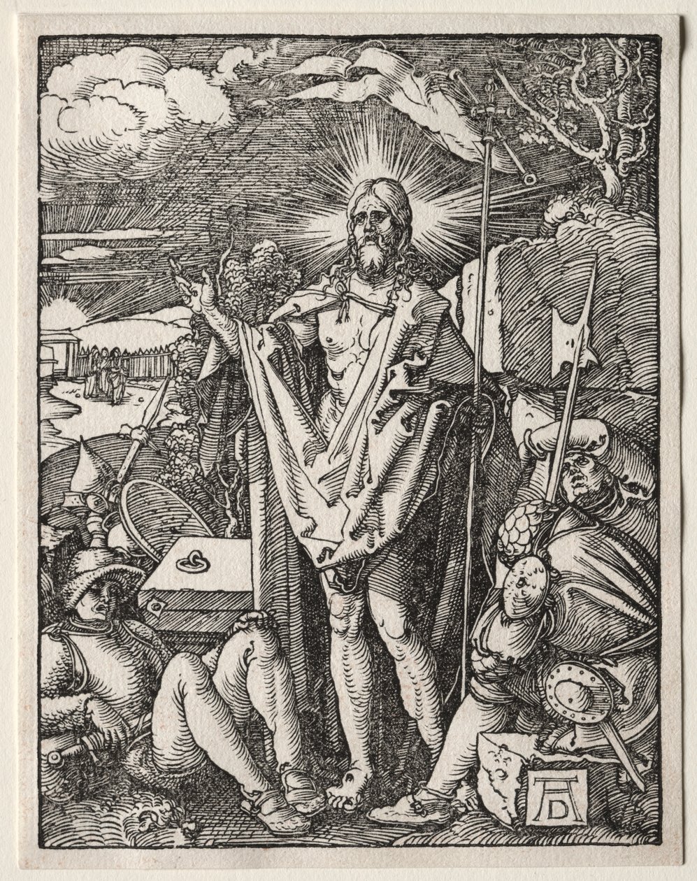 Den lilla passionen: Uppståndelsen av Albrecht Dürer