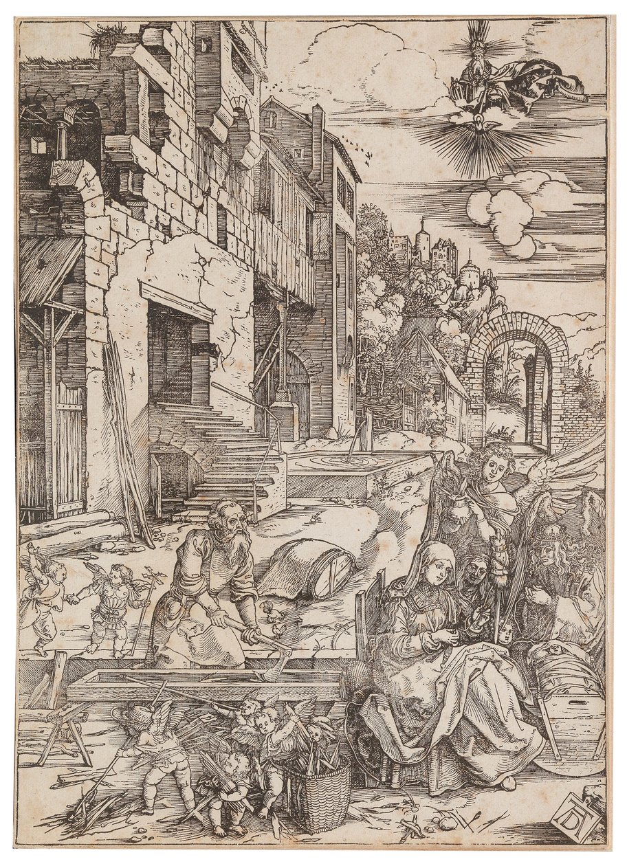 The Sojourn of the Holy Family in Egypt, från The Life of the Virgin, ca. 1504. av Albrecht Dürer