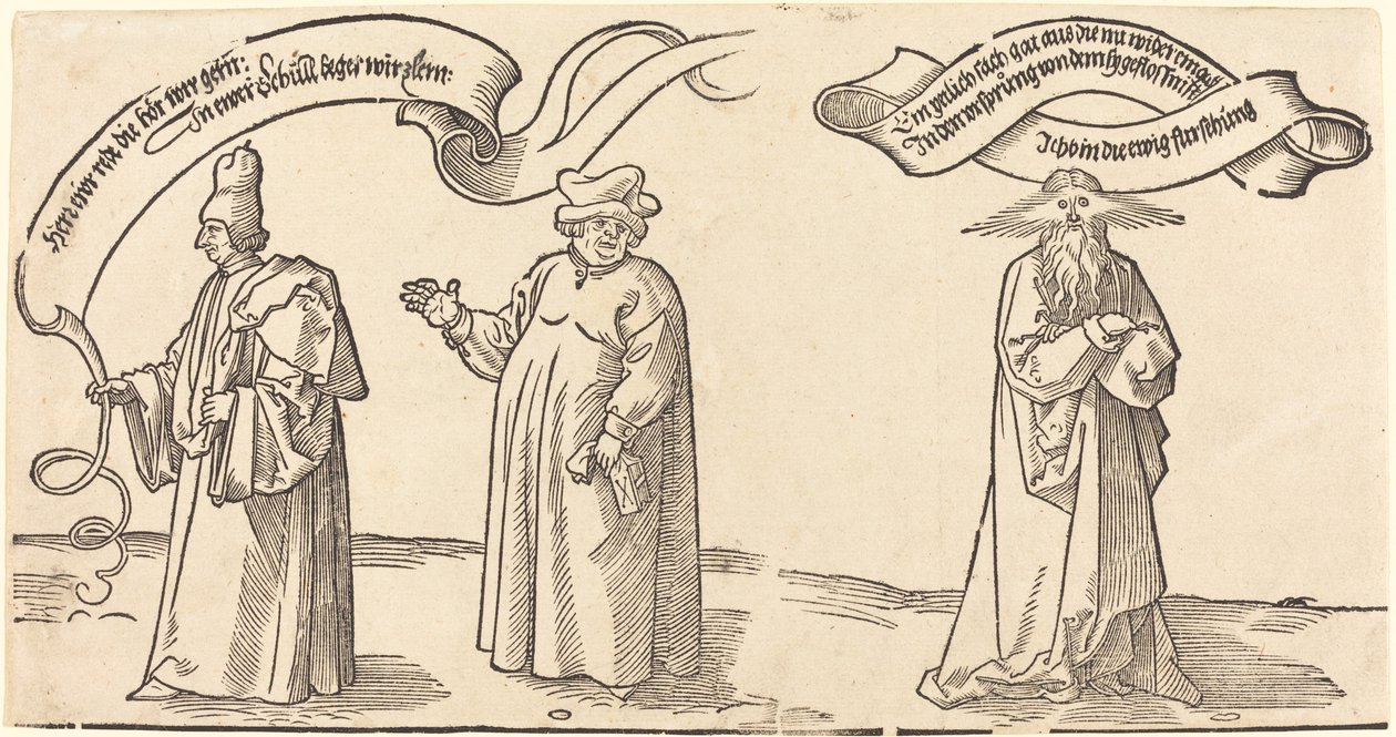 Läraren, prästen och försynen av Albrecht Dürer