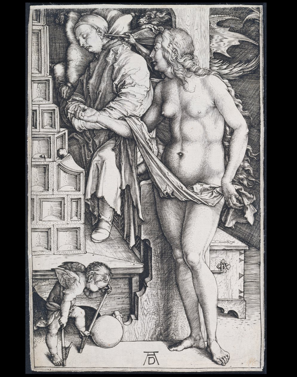 Den latas frestelse (Läkarens dröm) av Albrecht Dürer