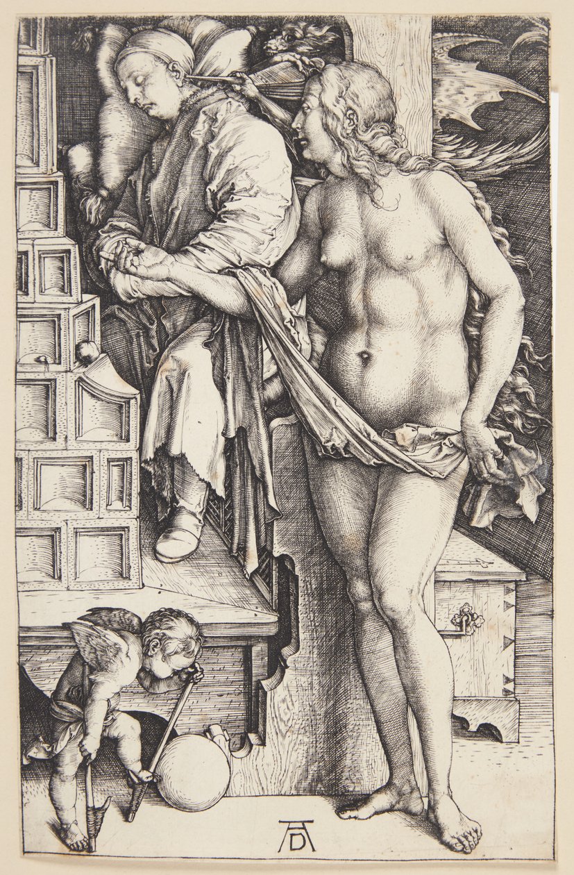 Den lediga frestelsen - Doktorns dröm av Albrecht Dürer