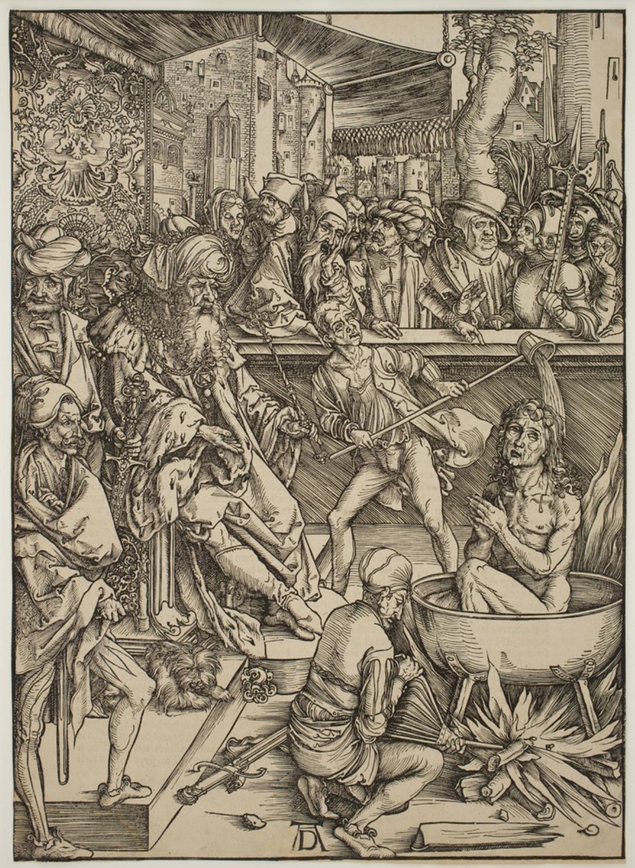 Tortyren av Johannes evangelisten av Albrecht Dürer
