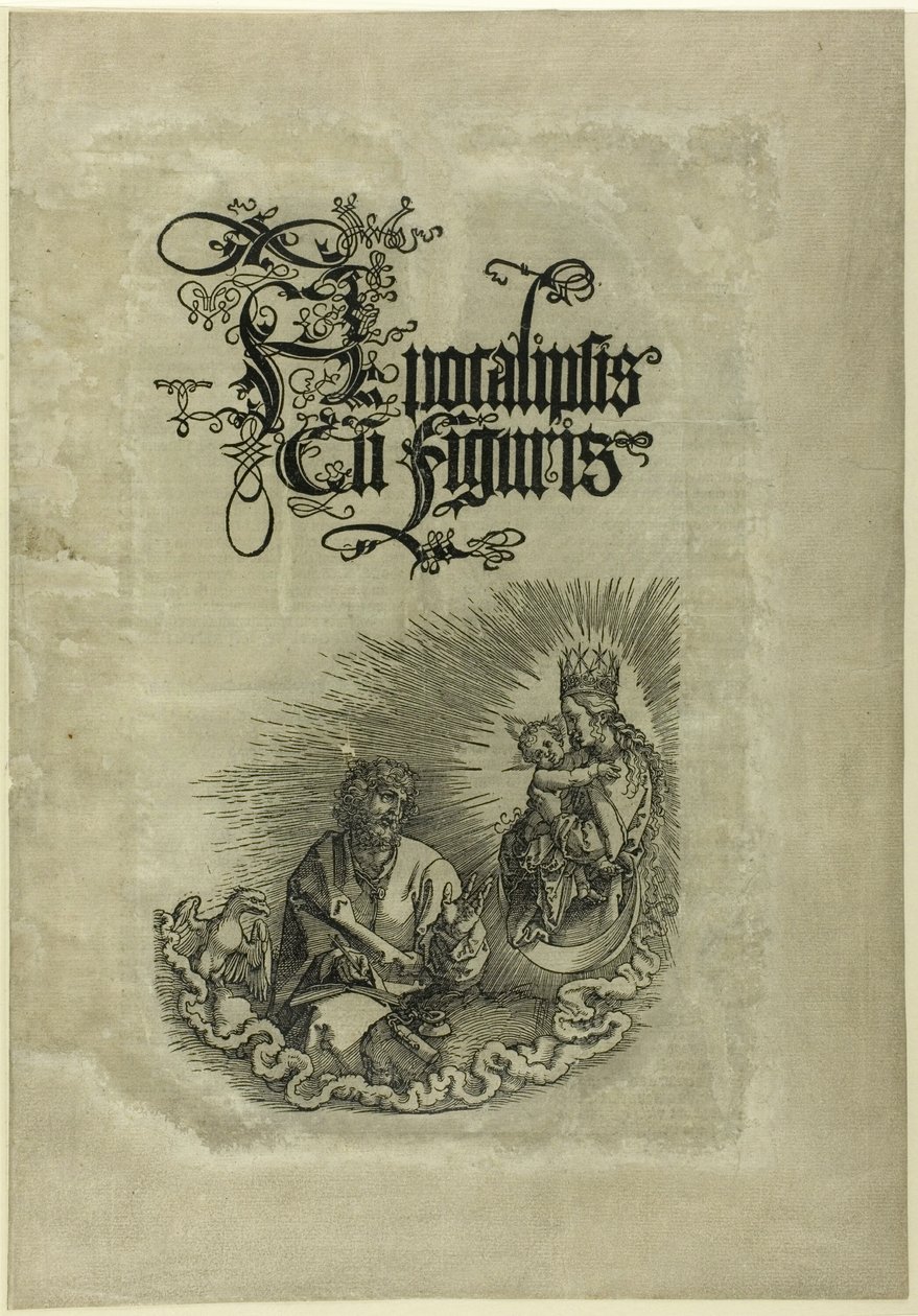 Jungfrun som visar sig för St. John, från Apokalypsen av Albrecht Dürer
