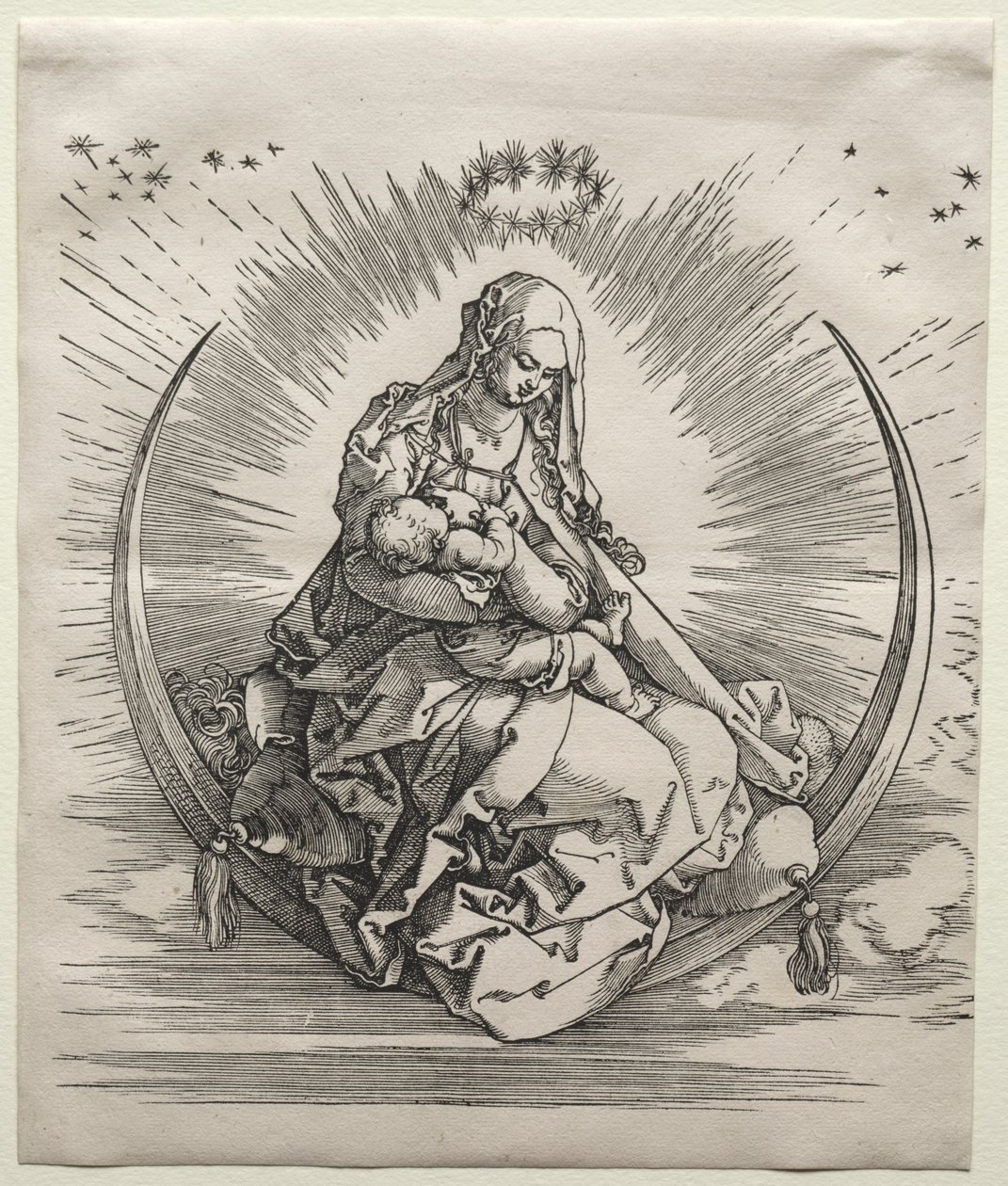 Jungfrun på en halvmåne, ca. 1510-1511. av Albrecht Dürer