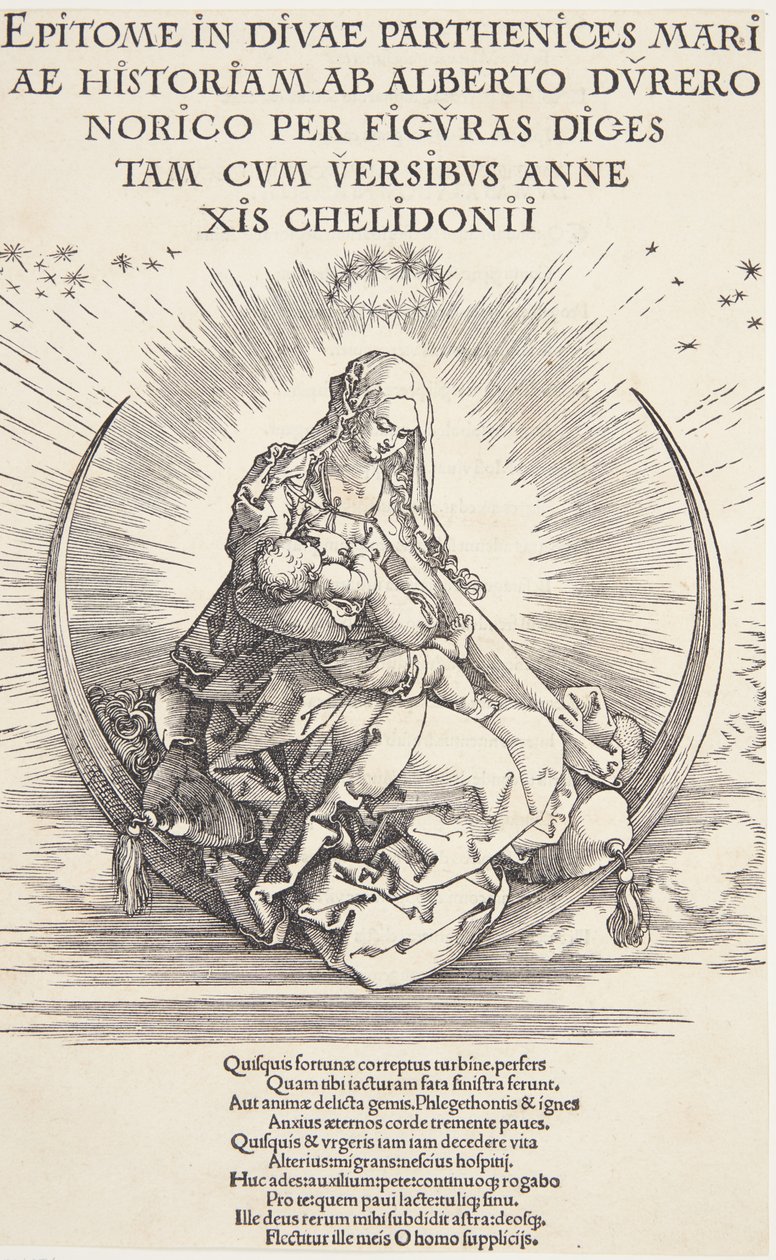 Jungfrun på halvmånen av Albrecht Dürer