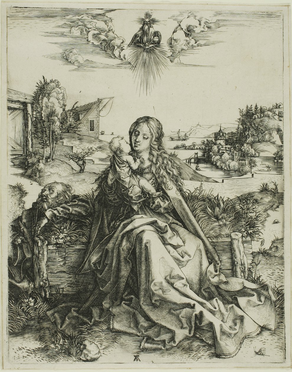 Jungfrun med trollsländan av Albrecht Dürer