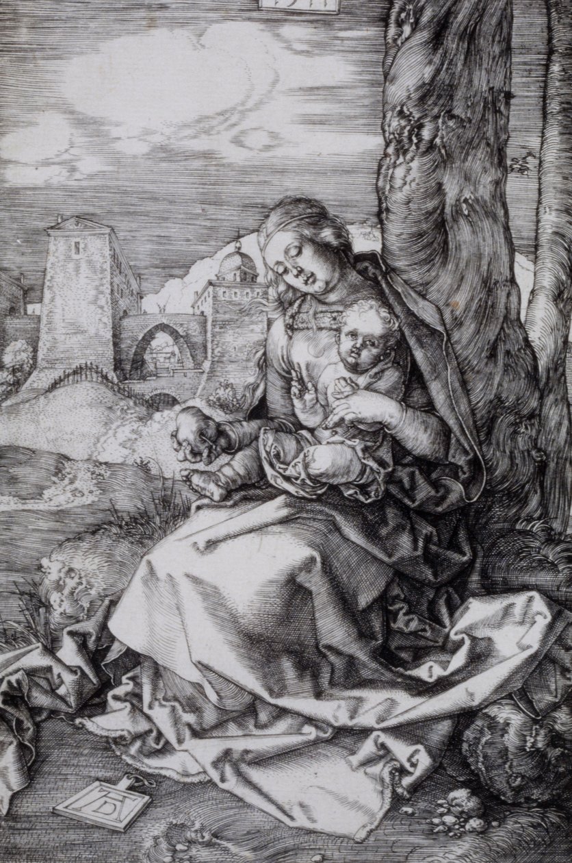 Jungfru Maria med päronet av Albrecht Dürer