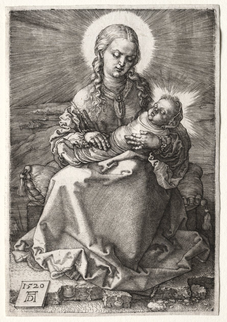 Jungfrun med det insvepta barnet, 1520. av Albrecht Dürer